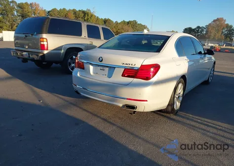 2013 BMW 740Li xDrive from USA, damaged, VIN WBAYF4C57DD127890